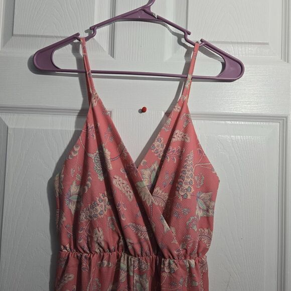 BooHoo Women 6 Paisley Print Wrap Strappy Wide Leg Jumpsuit NWT - Picture 4 of 16